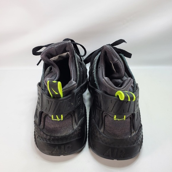 Nike Air Huarache Black Anthracite Volt Mens Size‎ 9.5 Shoes Sneakers RARE main image 4